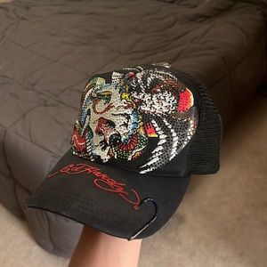 ed hardy trucker hat